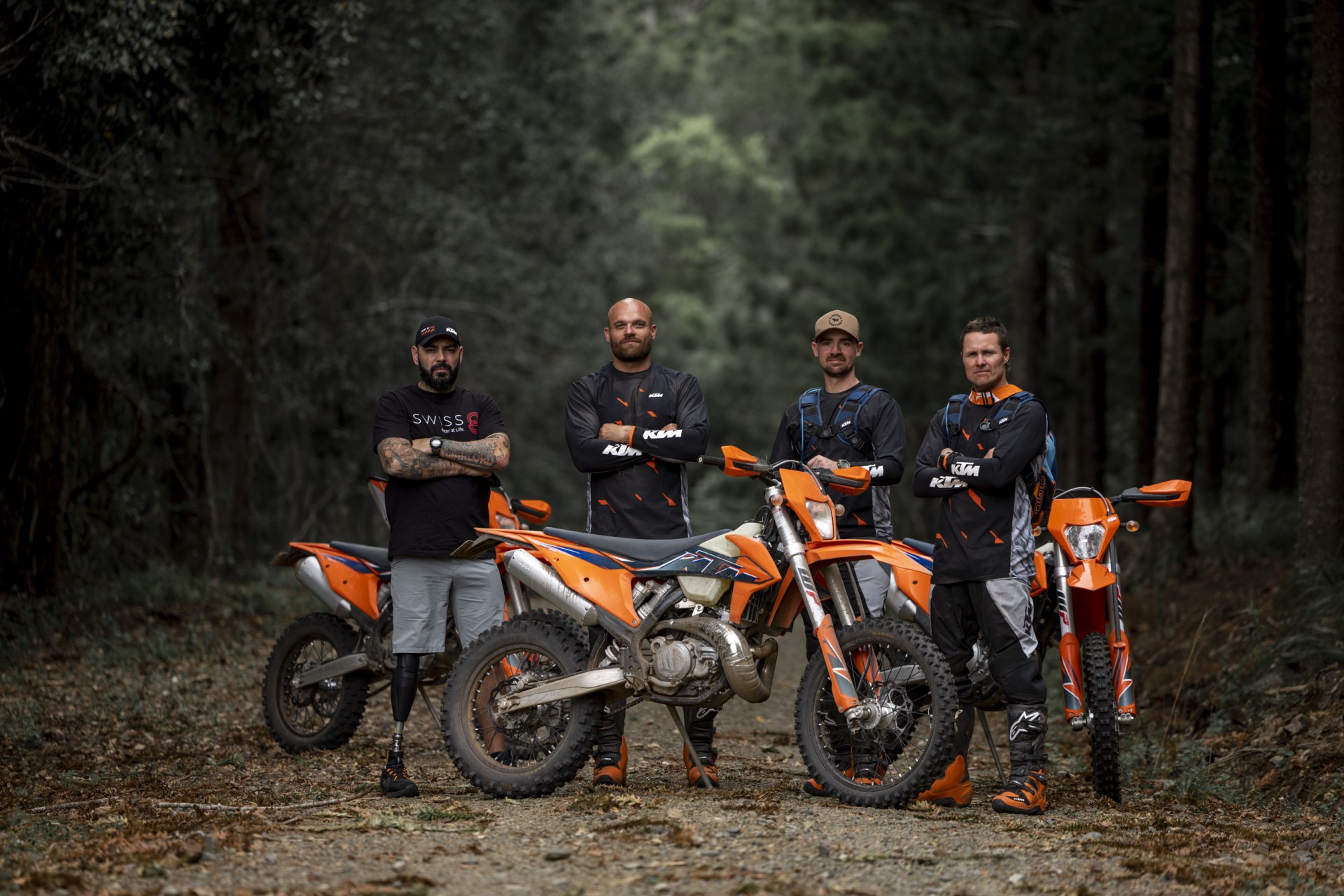 KTM Teams up with Swiss 8 for 'Why We Ride'.